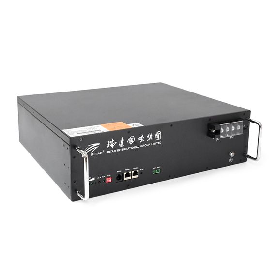 Акумуляторна батарея Ritar LiFePO4 51.2V 50Ah 2560Wh для монтажу у стійку ( 442 x400 х 130.5) Q1