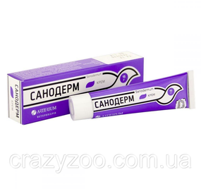Мазь для собак и котов Arterium Санодерм противовоспалительный и лечение дерматомикозов 15 гр 03343