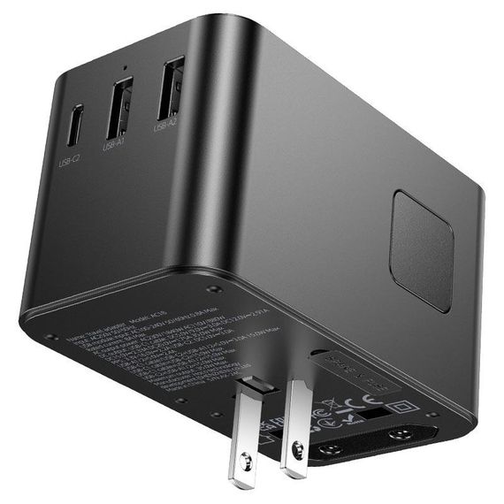 Мережевий фільтр HOCO AC18A на 1 розетку + 2 USB + USB-C, 35W, кабель 1, 5 м | Зображення 5