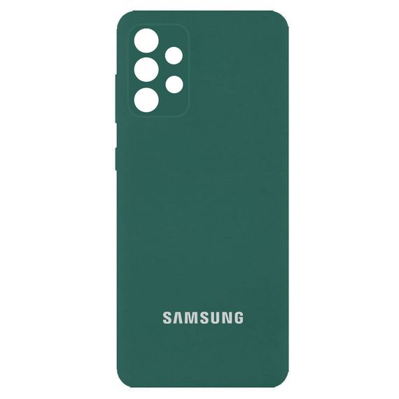 Чохол Silicone Cover Full Camera (AA) для Samsung Galaxy A13 4G, Зелений