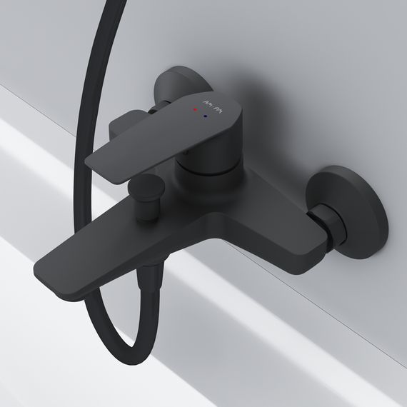 Змішувач для ванни та душу AM.PM Gem чорний (F90E10022) | Зображення 6