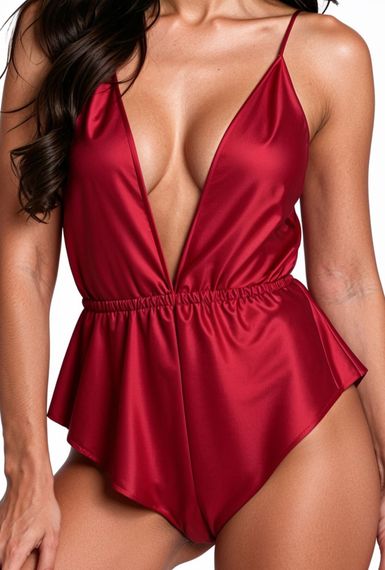 Боді Passion SENSIE BODY burgundy L | Зображення 3