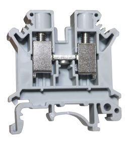 Клема КНГ-UK10 76А 0.5-10мм2 гвинтова сіра набірна на DIN-рейку без маркера без кришки Ny95505465