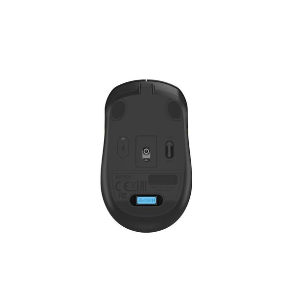 Миша бездротова A4Tech Fstyler FG10CS Air2 (Stone Grey),  USB, колір чорний+сірий | Зображення 2