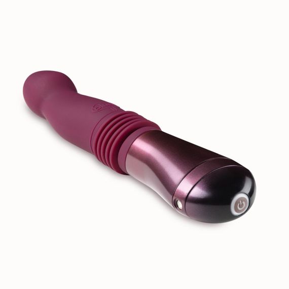 Пульсатор для точки G Blush Temptasia – Trixie Thrusting Dildo – Wine Red, 3 швидкості | Зображення 5