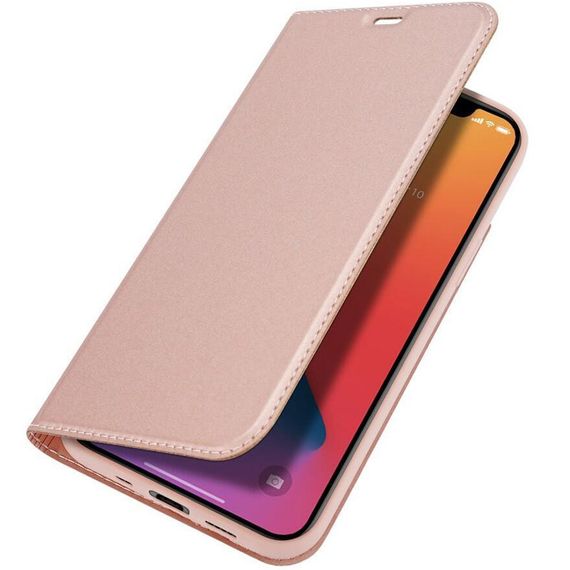 Чохол-книжка Dux Ducis з кишенею для візиток для Apple iPhone 12 Pro Max (6.7") Rose Gold | Зображення 1