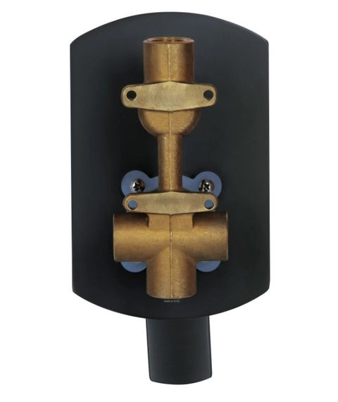 Душова система універсальна Qtap Slavonice Gunmetal Black PVD прихованого монтажу QTSLA113GMB45899 | Зображення 6