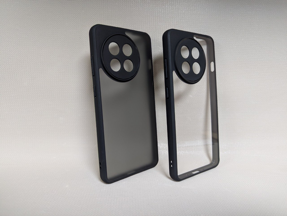 OnePlus Ace 5 / Ace 5 Pro протиударний чохол BQ Transparent Black | Зображення 4