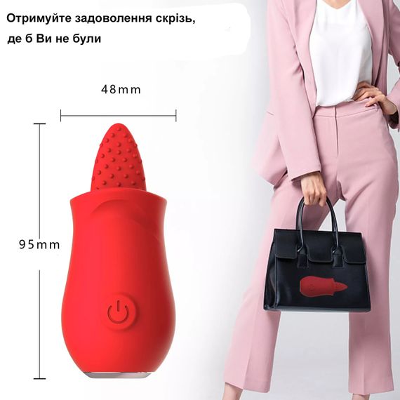 Клиторальный вибратор, имитатор куннилингуса (USB) | Зображення 8