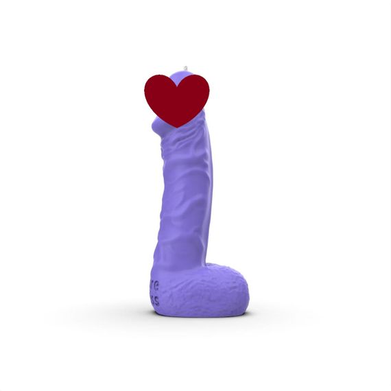 Свічка у вигляді члена Pure Bliss MINI Violet 15 см Sex Aura