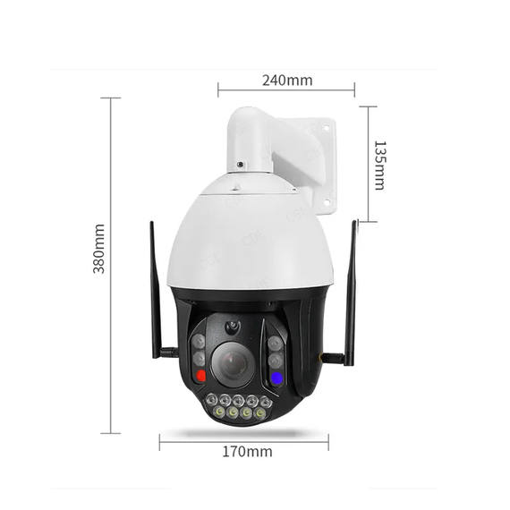 Вулична IP камера 8MP SmartHD Y40 SONY 415 40X оптичний зум, WiFi PTZ, лазерне підсвічування, металевий корпус | Зображення 1