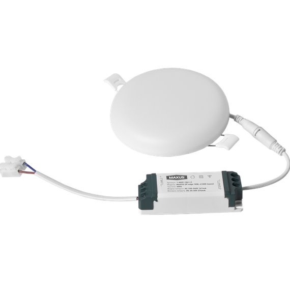 LED-світильник точковий врізний MAXUS SP edge 18W, 4100 К (коло)
