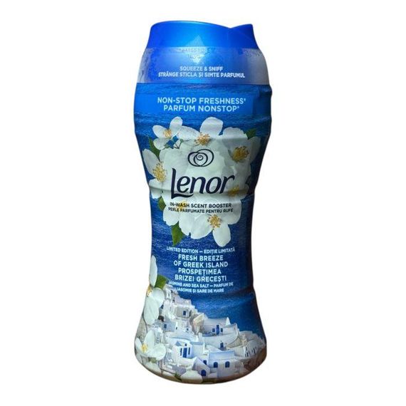 Lenor Кондиціонер для білизни в гранулах Свіжий бриз грецького острова 195 г