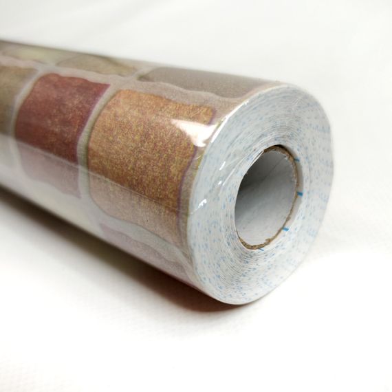 Самоклеюча плівка 0,45х10м х 0,07мм Червона мозаїка SW-00000832 | Зображення 3