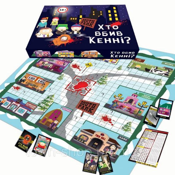 Настольная игра "Кто убил Кенни?" PLR-0033, 18+ | Зображення 1
