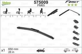 575009 VALEO Склоочисник безкаркасний 650 мм - FIRST