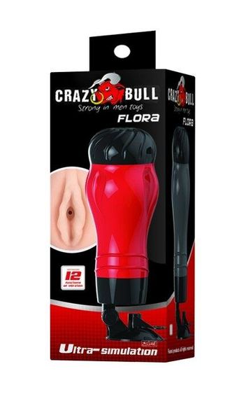 Мастурбатор анус з вібрацією CRAZY Bull-Flora Anus, BM-00900T47Z-1 Sex Aura | Зображення 9