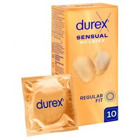 Упаковка безлатексних Durex sensual (no latex) 10шт.