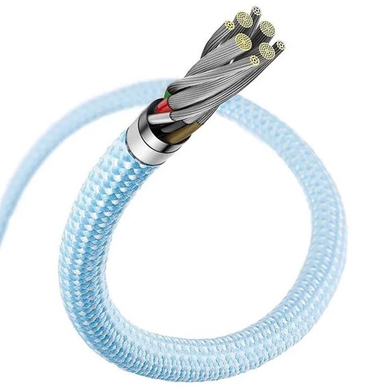 Дата кабель Baseus Dynamic Series Type-C to Type-C 100W (2m) (CALD00030) Blue | Зображення 2