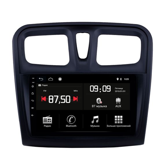 Штатна магнітола Torssen Renault Sandero/Logan 14-19 FL9 4+64Gb 4G Carplay DSP | Зображення 1