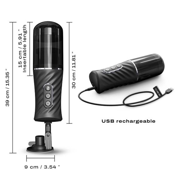 Автоматичний мастурбатор Dorcel THRUST BLOW PRO Sex Aura | Зображення 1