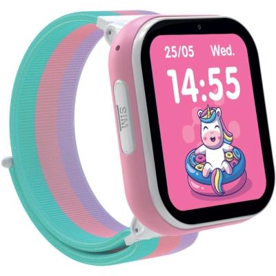 Смарт-годинник Gelius Pro GP-PK008 (Rainbow) White Kids smart watch with GPS/4G (Pro GP-PK008 (Rainbow) White) | Зображення 5