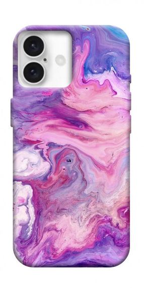 Чохол з картинкою Рожевий мармур 2 для Apple iPhone 16 (6.1")