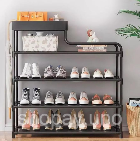 Напольный стеллаж для обуви CLOTHES RACK ∙ Полка - органайзер в прихожую для хранения обуви | Зображення 2