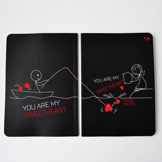 Блокнот 4Profi  "Twins series" sweetheart 40 листов  формат А5 904327 | Зображення 1