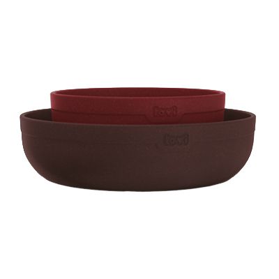 Тарілка дитяча Lovi Pistachio Tamarillo Бордові 2 шт (21/531_red)