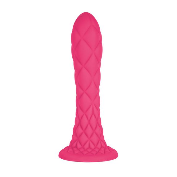 Фалоімітатор SilexD Fantasy Liquid Silicone Dreamy 7in Purple, Рожевий