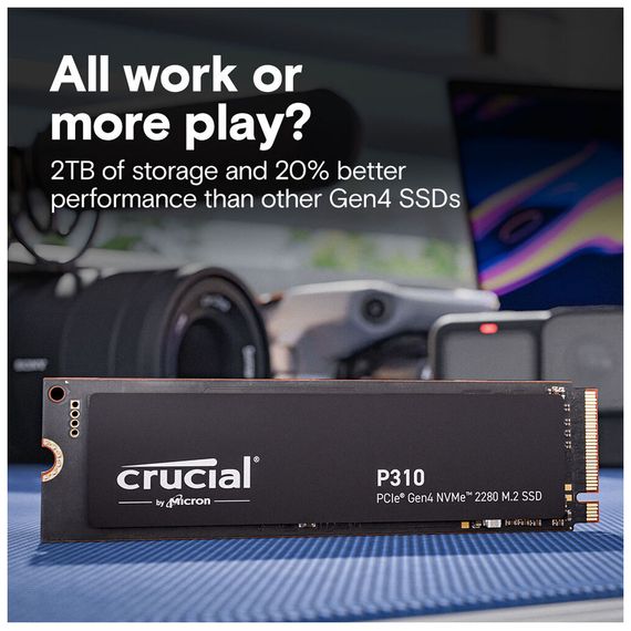 Накопичувач SSD M.2 2280 2TB P310 Micron (CT2000P310SSD8) | Зображення 3