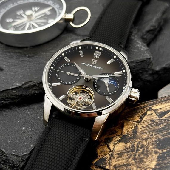 Чоловічий годинник Pagani Design PD-YS021 Black-Silver | Зображення 2