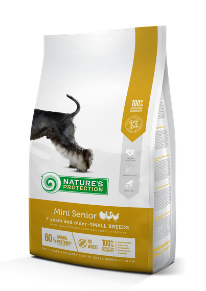 Корм Nature's Protection Mini Senior Small Breeds для пожилых собак малых пород 2 кг