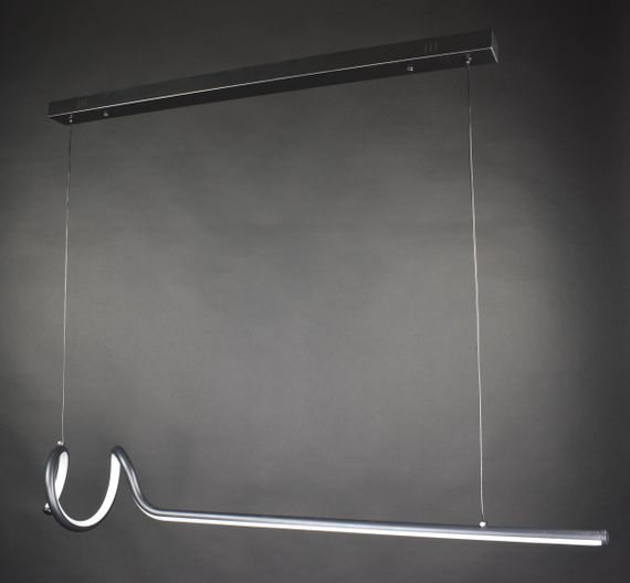 Люстра світлодіодна підвісна LED світильник для квартири на стелю лед 27252 Чорний 30-140х20х120 см.