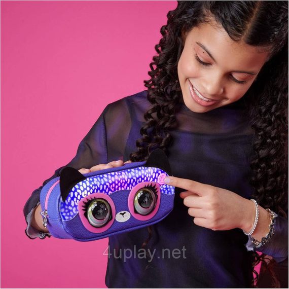 Интерактивная сумочка на пояс со светом Гепард Оригинал Purse Pets Savannah Spotlight Belt Bag Interactive Pet | Зображення 7