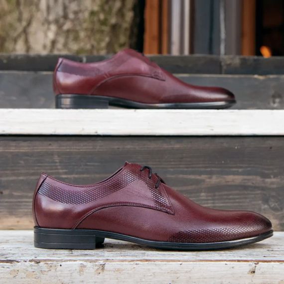 Стильные туфли бордового цвета 40 размер | Зображення 5