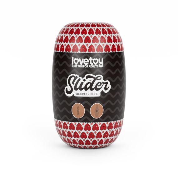 Подвійний мастурбатор вагіна анус SLIDER DOUBLE-ENDED Brown