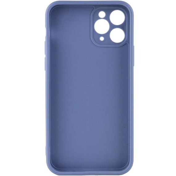 Силиконовый чехол Candy Full Camera для Apple iPhone 11 Pro Max (6.5") Голубой / Mist blue | Зображення 1