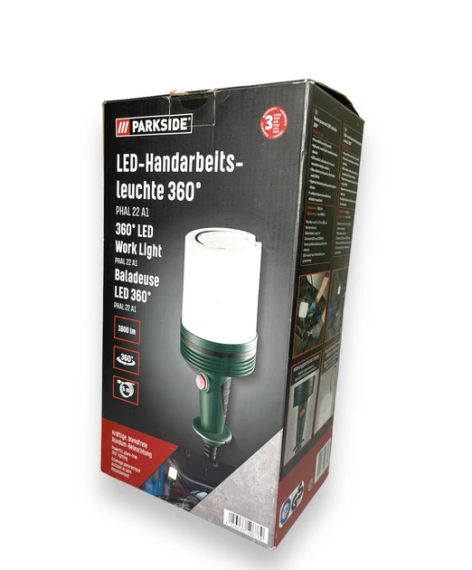 Ліхтар ручний, робочий ліхтар PARKSIDE, 360, зі світлодіодним модулем | Зображення 5