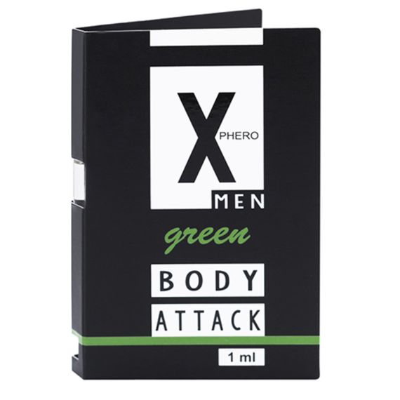 Пробник парфуми з феромонами чоловічі Aurora X-PHERO MEN Green 1ml.