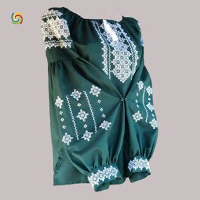 Рубашка	 Украинская 	 вышиванка 	22230879	 цвет  	зелёный	 размер 	L/XL