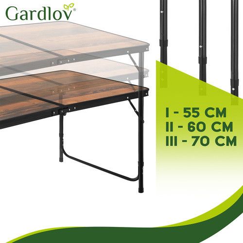 Розкладний садовий стіл + 4 стільці Gardlov 27304 | Зображення 4