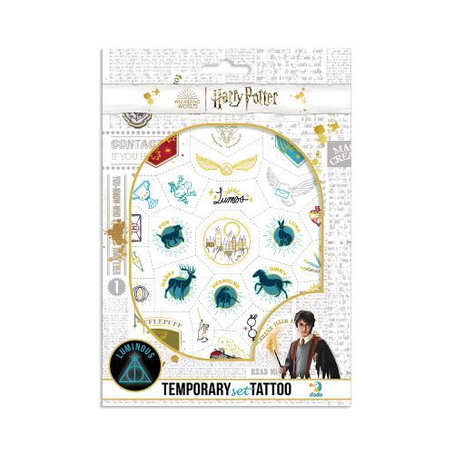 Набор детских временных татуировок "Harry Potter. Символы", А5, 2 листа | Зображення 3