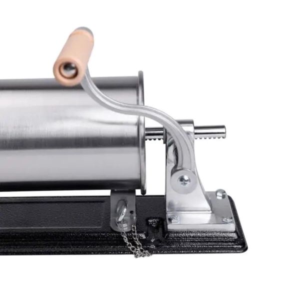 Шприц для ковбаси ручний 2 л горизонтальний ковбасний шприц для фаршу 4 насадки 16788-3 | Зображення 7