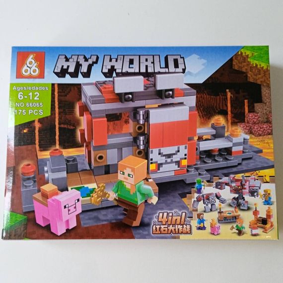 Конструктор Майнкрафт MY WORLD MINECRAFT 66065 176 деталей