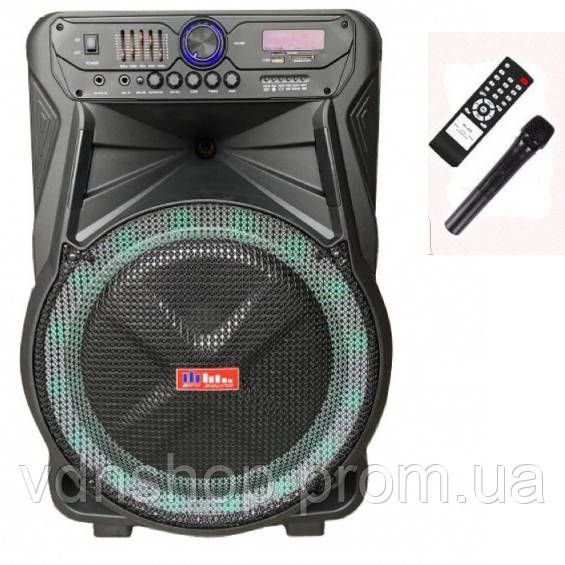 Портативна колонка SS-7272 акустична система з караоке акумуляторна + USB/SD/TF/Bluetooth/TWS QY-50 | Зображення 1