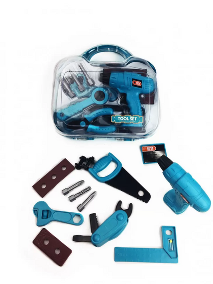 Детский игровой набор инструментов 6601-1/2 в чемодане 6601-2