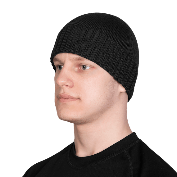 Шапка Watch Cap Merino Чорна (6702), | Зображення 1