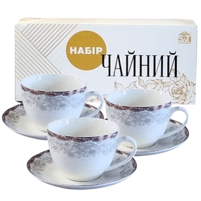 Сервіз чайний Бернадот 12пр (ч.240мл/блюдце d15см) S&T